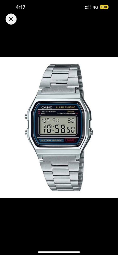 Casio retro watch sales