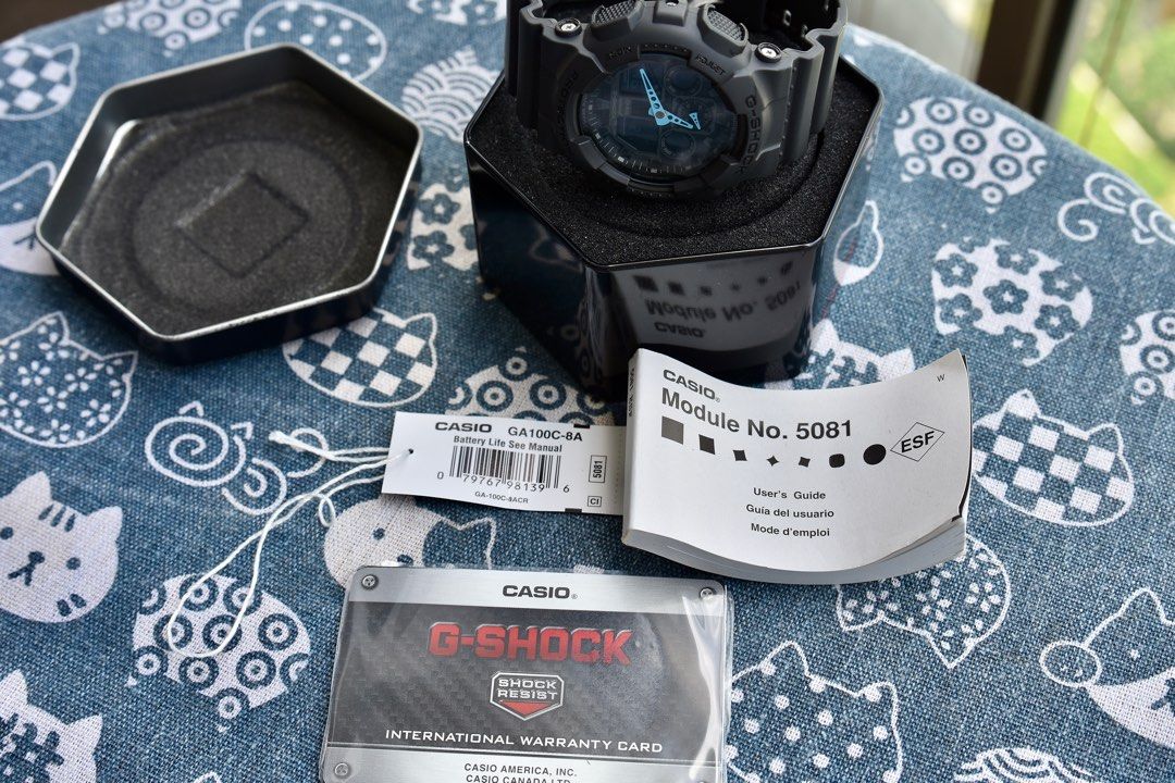 Casio G Shock GA100C 8A