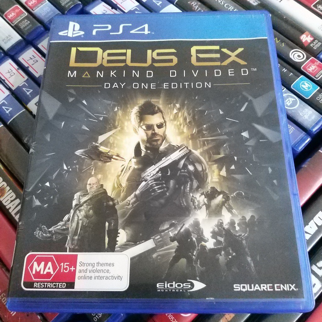 Cd Games PS4 Deus Ex Mankind Divided, Video Gaming, Video Games, PlayStation  on Carousell