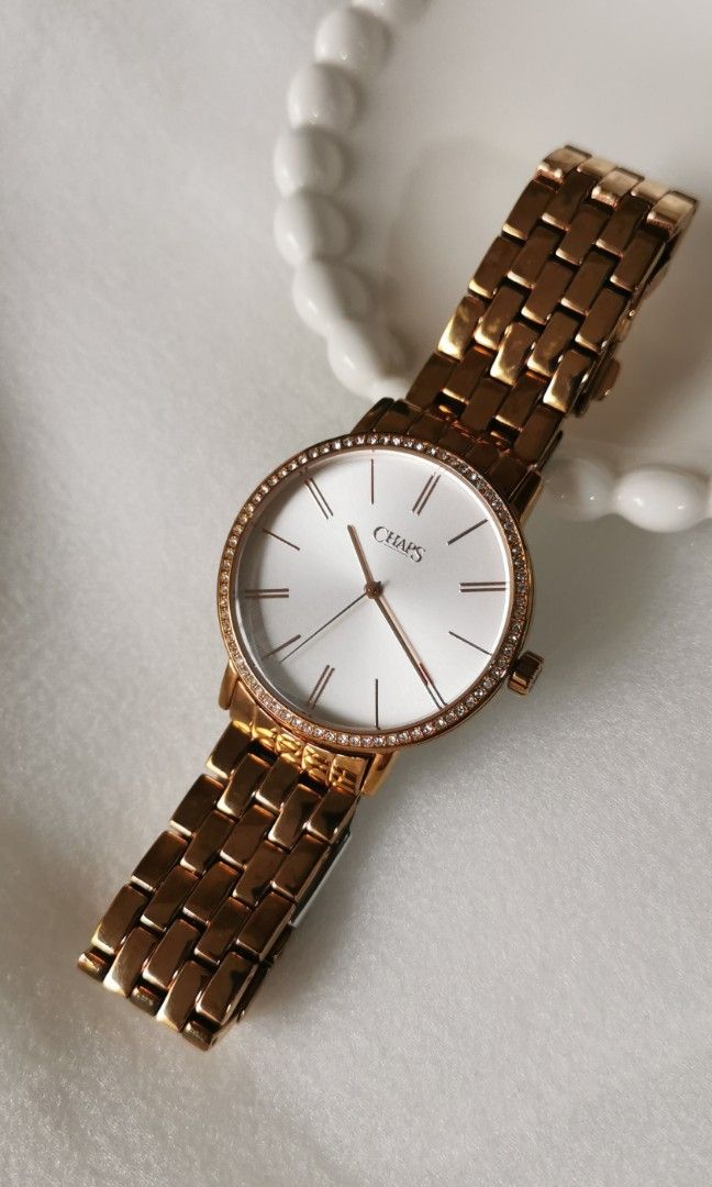 Gold tone clearance watch women's