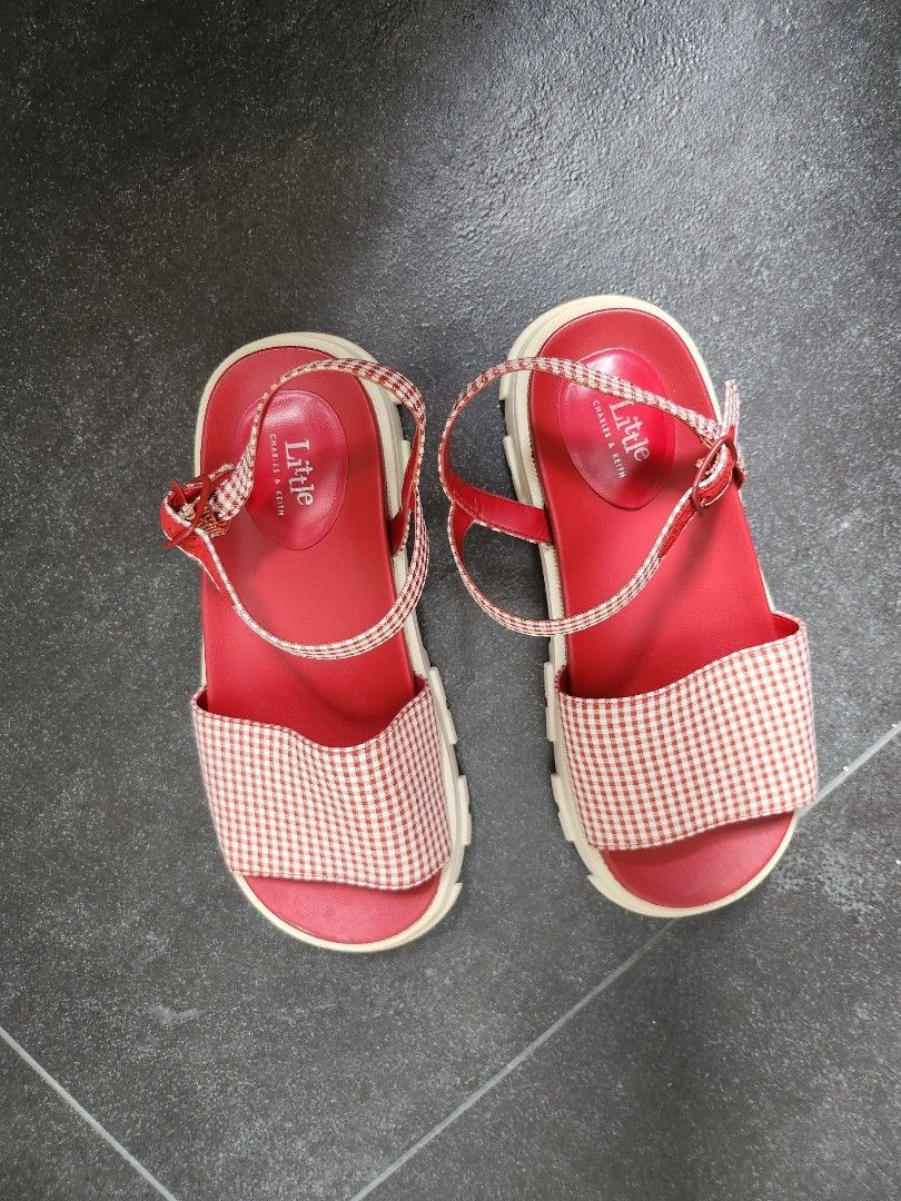 Charles Keith Kids Red Sandal