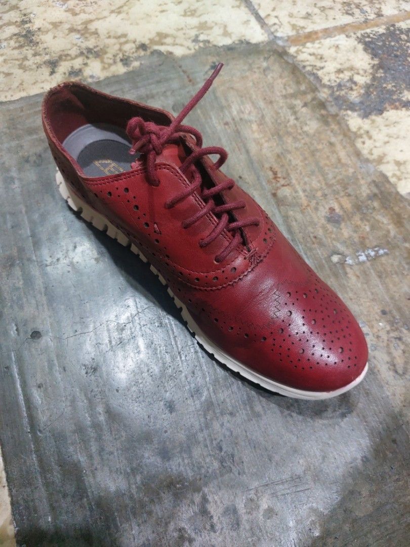 Cole haan zerogrand burgundy hot sale