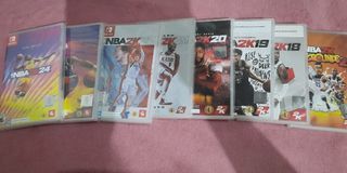 Complete Set Nba For Nintendo Switch Games Set Only