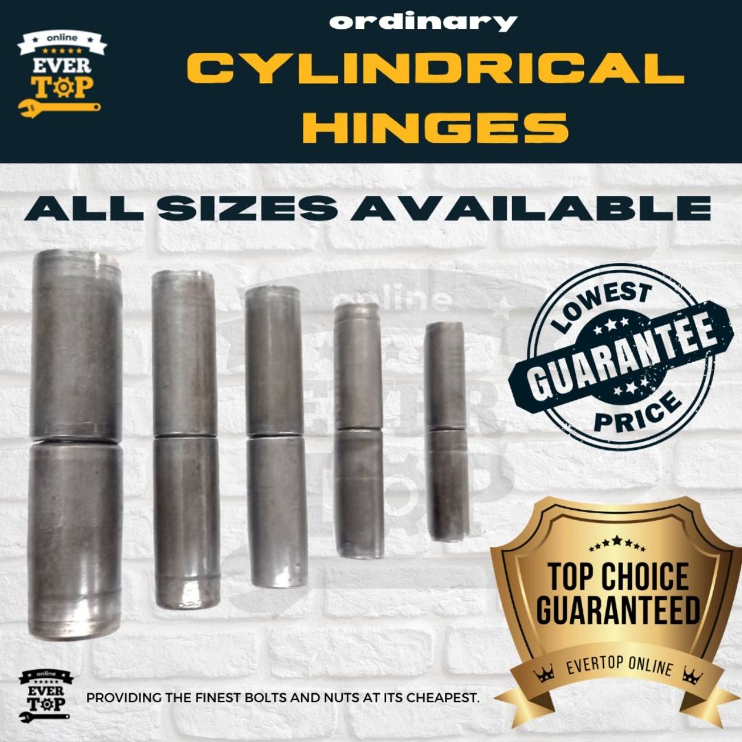 Cylindrical hinges top