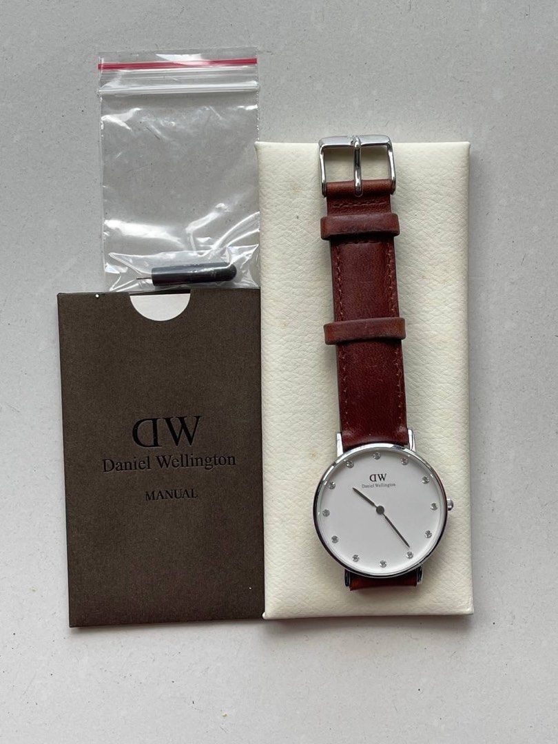 Daniel Wellington Classic St Mawes Silver White Watch for Men