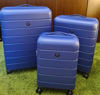 Delsey Luggage Set of 3 Blue