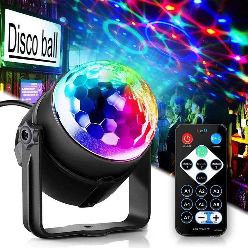 Disco Light Party magic colourful light Song activated, Furniture & Home  Living, Lighting & Fans, Lighting on Carousell