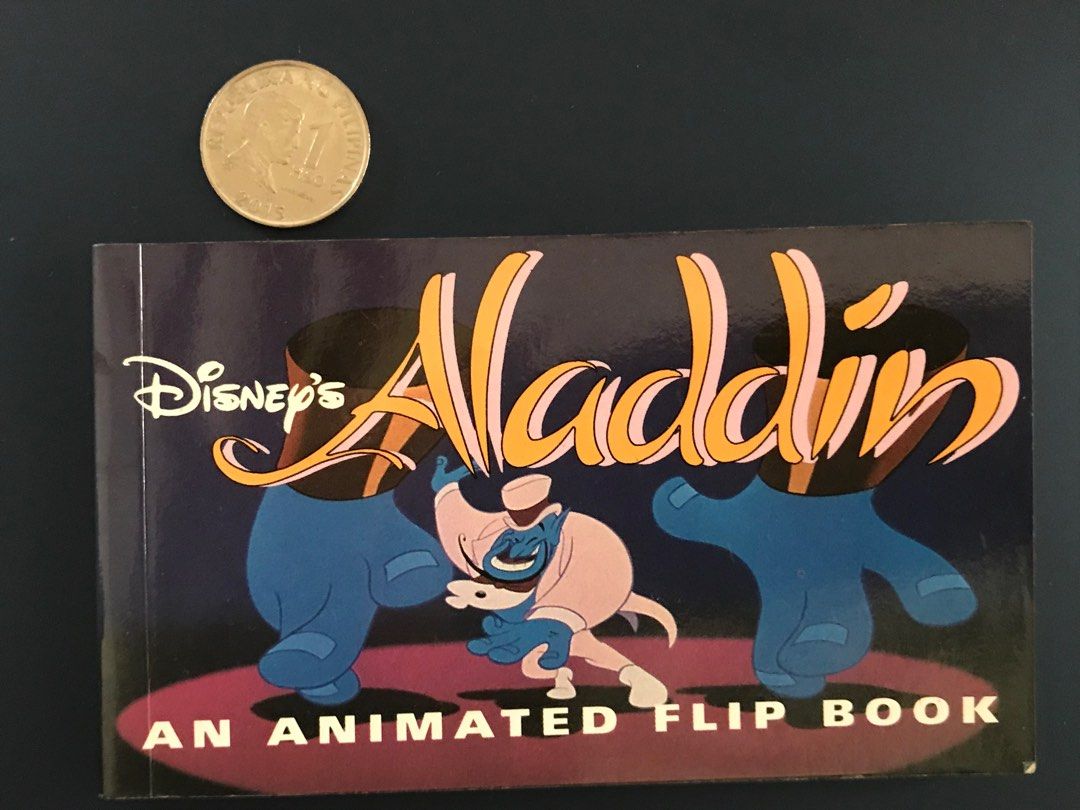 Disney’s Aladdin An Animated Flipbook (Category: Children's Books) located in Quezon City. Submitted by safedragon_2306ab257 (Listing ID 1287197792, Image 1). Description: #2024declutter.
