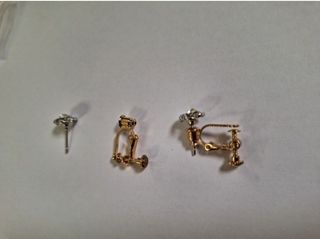DIY 針轉夾 不用穿耳 Worparsen Clip Earrings 1 Pc Cool Decorative Non-Pierced Men Boys Lady Huggie Earrings Black 無耳洞 耳環 夾不痛 男女 簡約設計64204044833537110