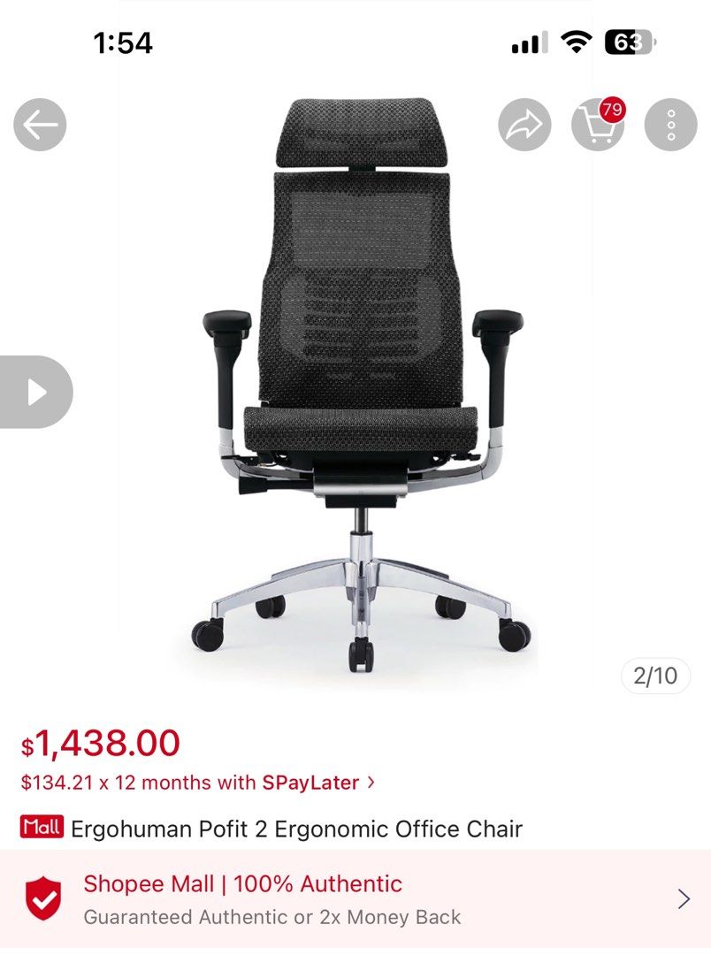 Ergohuman aero pro best sale