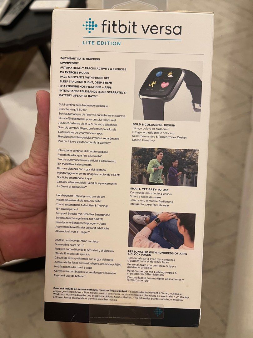 Fitbit versa shop lite musica