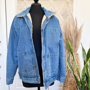 Forever 21 online reversible denim jacket