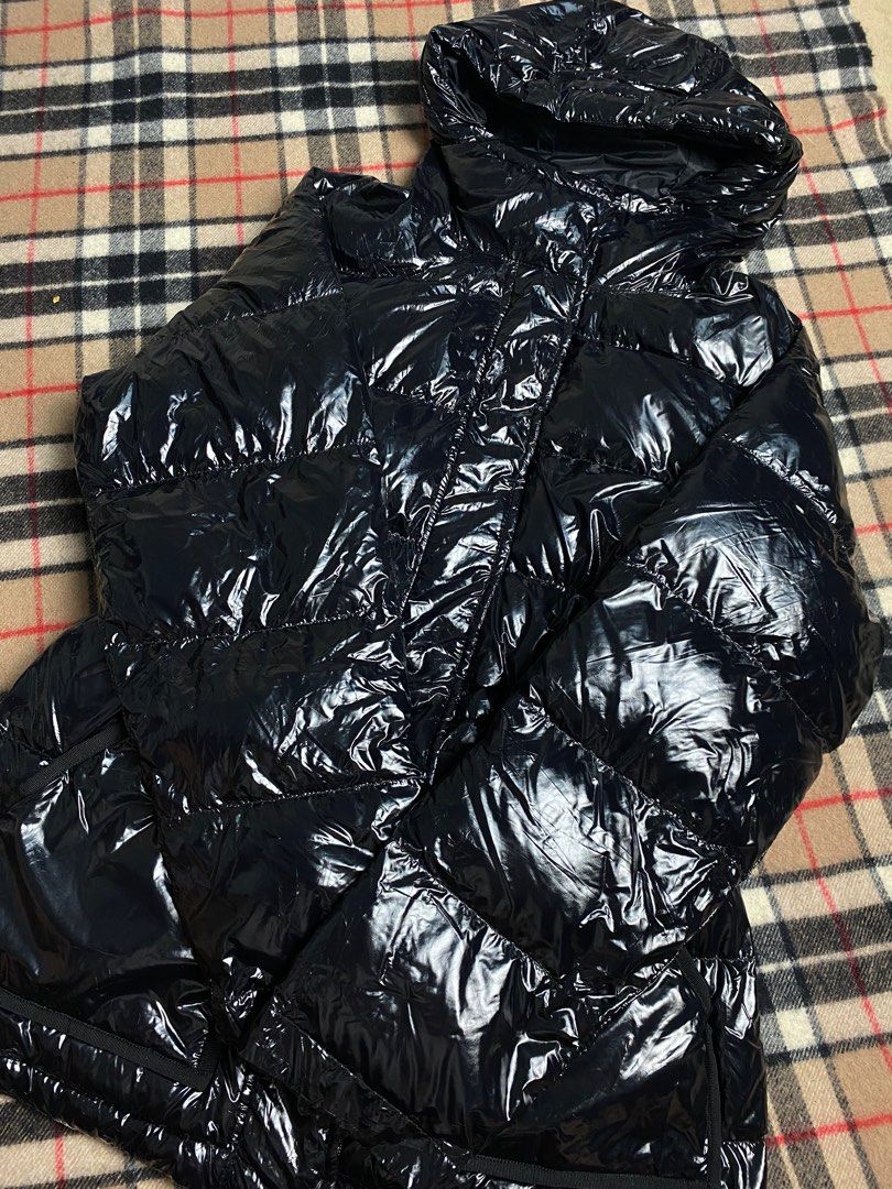 Coldcontrol high 2025 shine puffer jacket