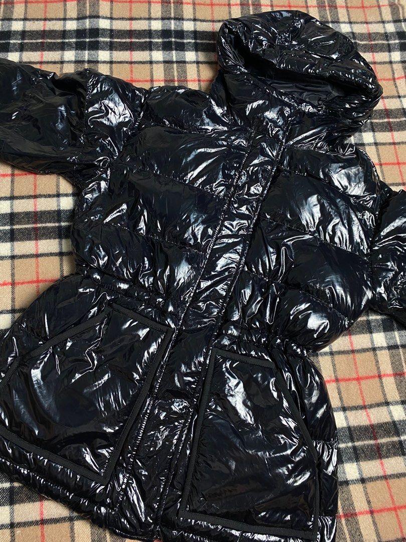 Coldcontrol high shine puffer jacket top