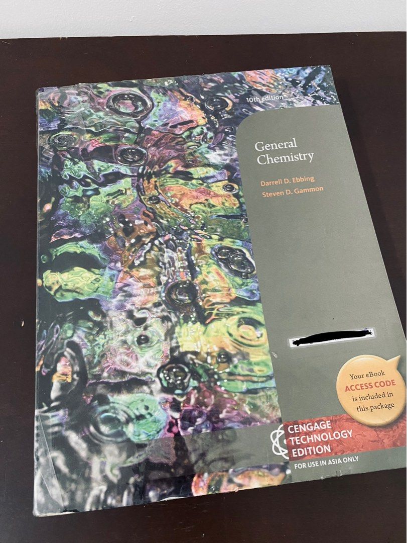 General Chemistry 10th Edition (Ebbing and Gammon) (Category: Textbooks) located in Quezon City. Submitted by flatfootedmd (Listing ID 1287328909, Image 1). Description: Price Negotiable UST Biology Books Owner’s name was just edited for the picture (black mark) .