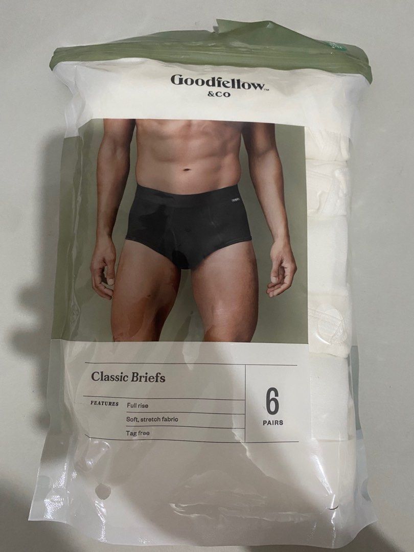 Jockey Men's Underwear Classic Full Rise Brief - 6 Pack, Black, 32