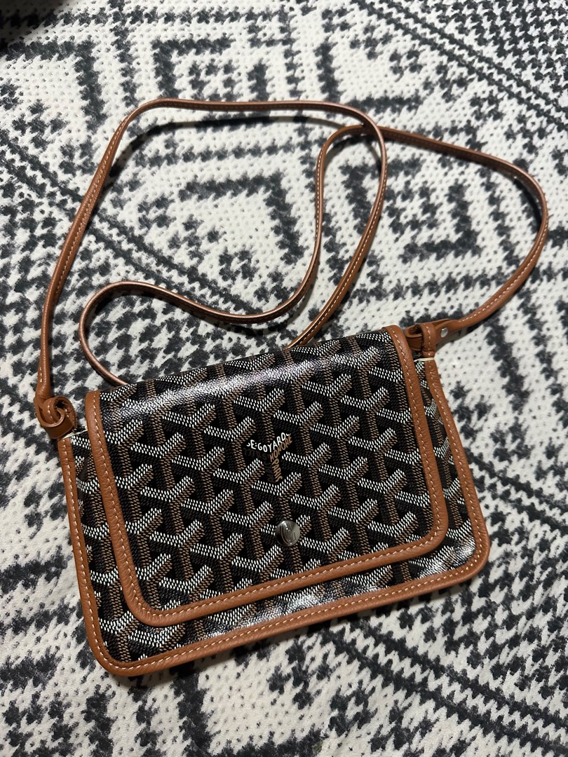 Goyard Plumet Bag Plumet Pocket Wallet In Black Tan Luxury