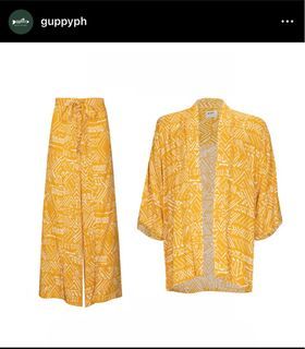 Guppy Kimono and Wrap Pants