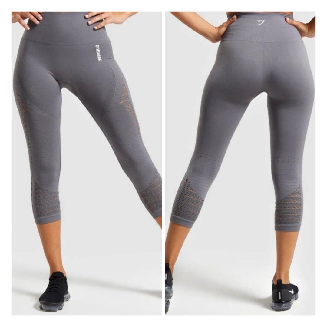 Gymshark Energy Seamless Cropped Leggings, Size S, Women's Fashion,  Activewear on Carousell