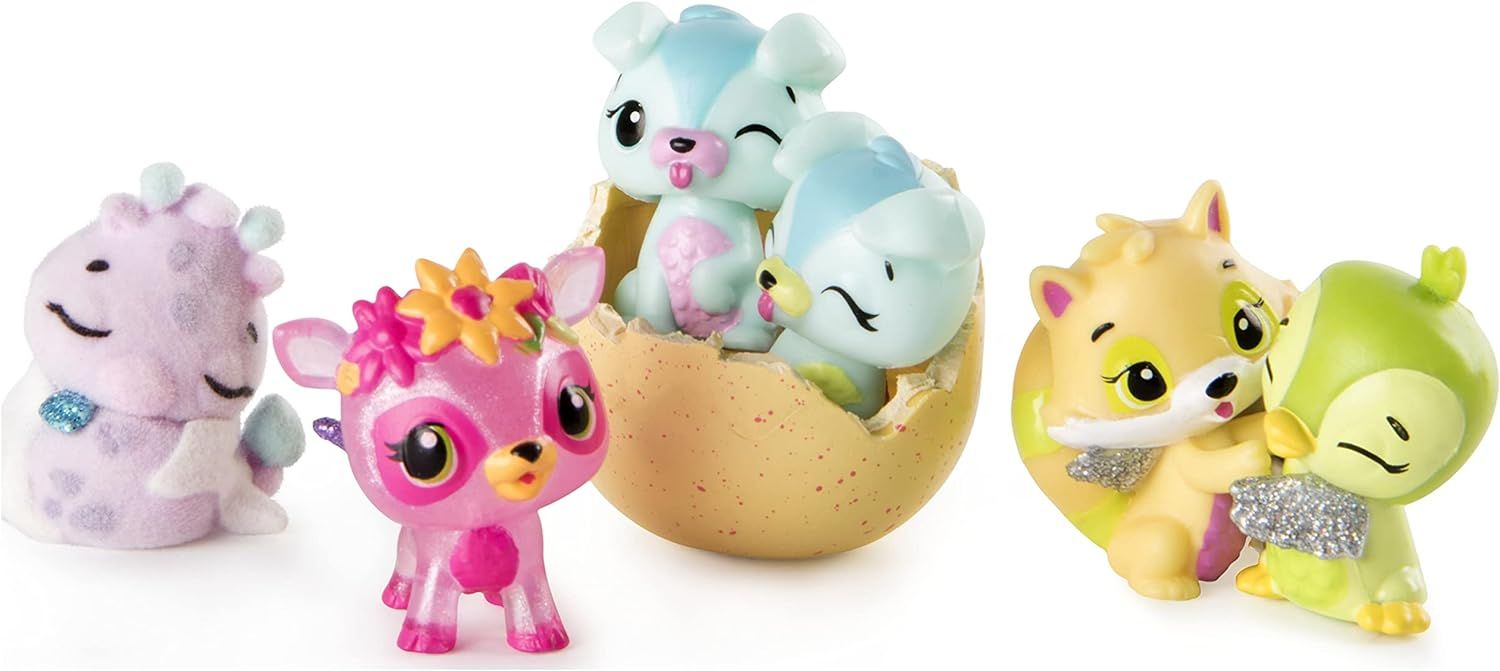 Hatchimals CollEGGtibles Season 3, 4 Pack + Bonus (Styles & Colors