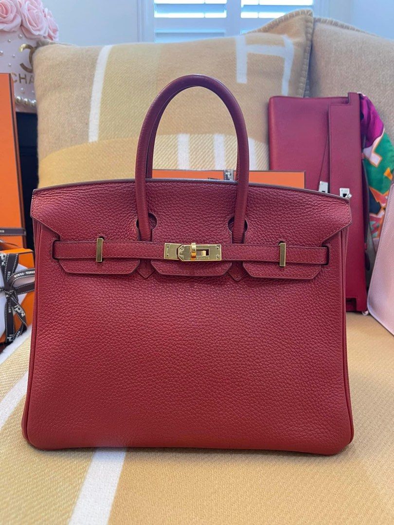 Red birkin top 25