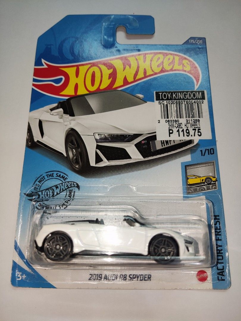 Hot Wheels (Category: Vehicle & Diecast Models) located in Quezon City. Submitted by jdums13 (Listing ID 1287282863, Image 3). Description: 250 each Some have soft corners Payment via gcash Shipping by buyer..