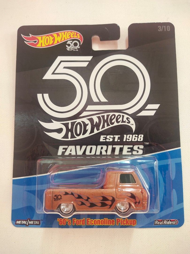 Hot Wheels 50th Favorites 60 s Ford Econoline Pickup Hobbies Toys Toys Games on Carousell