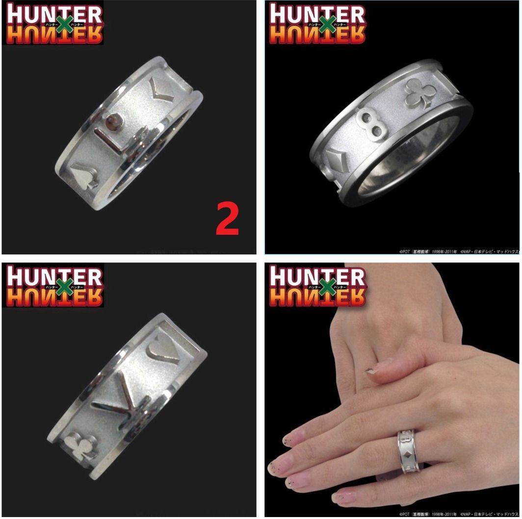 🐧HUNTER x HUNTER silver925戒指- 庫洛洛·魯西魯, 西索/畢索加, 酷拉