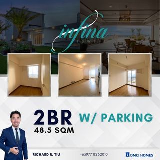 Infina Towers 2BR with 1 Parking near Anonas LRT Station, UP, Ateneo, and Araneta Business Center C081