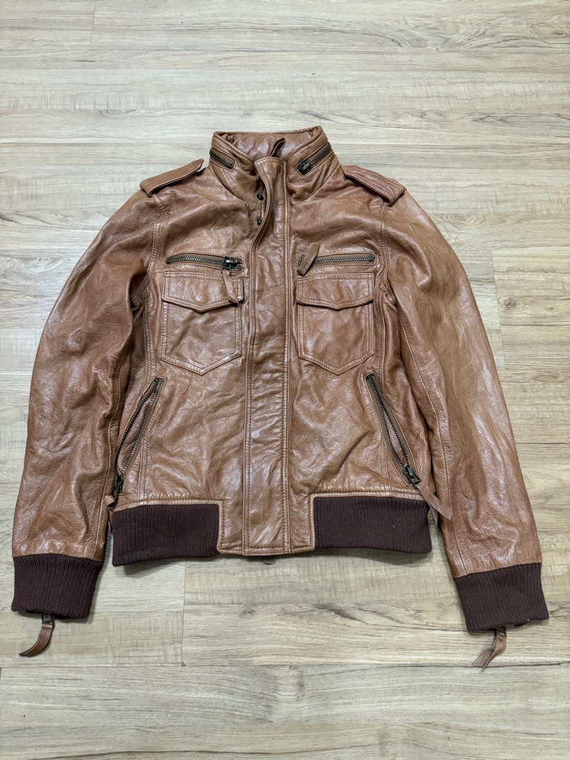 Japanese leather sales jacket brand