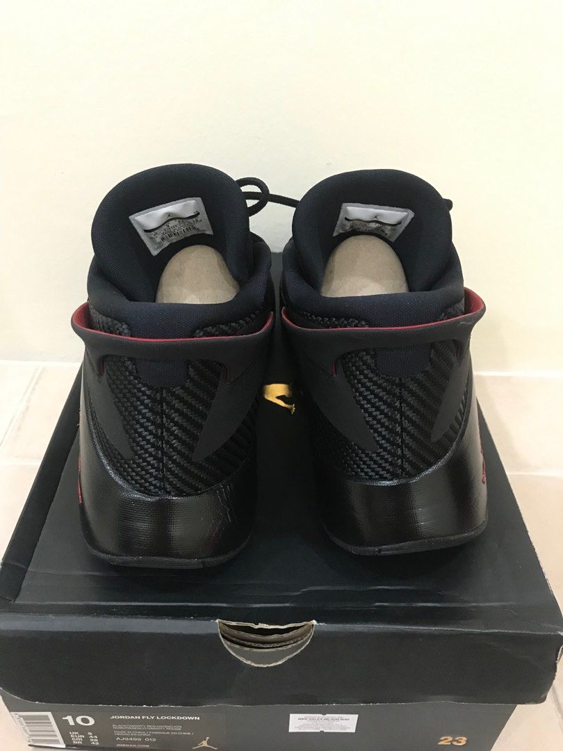 Jordan fly lockdown black red clearance