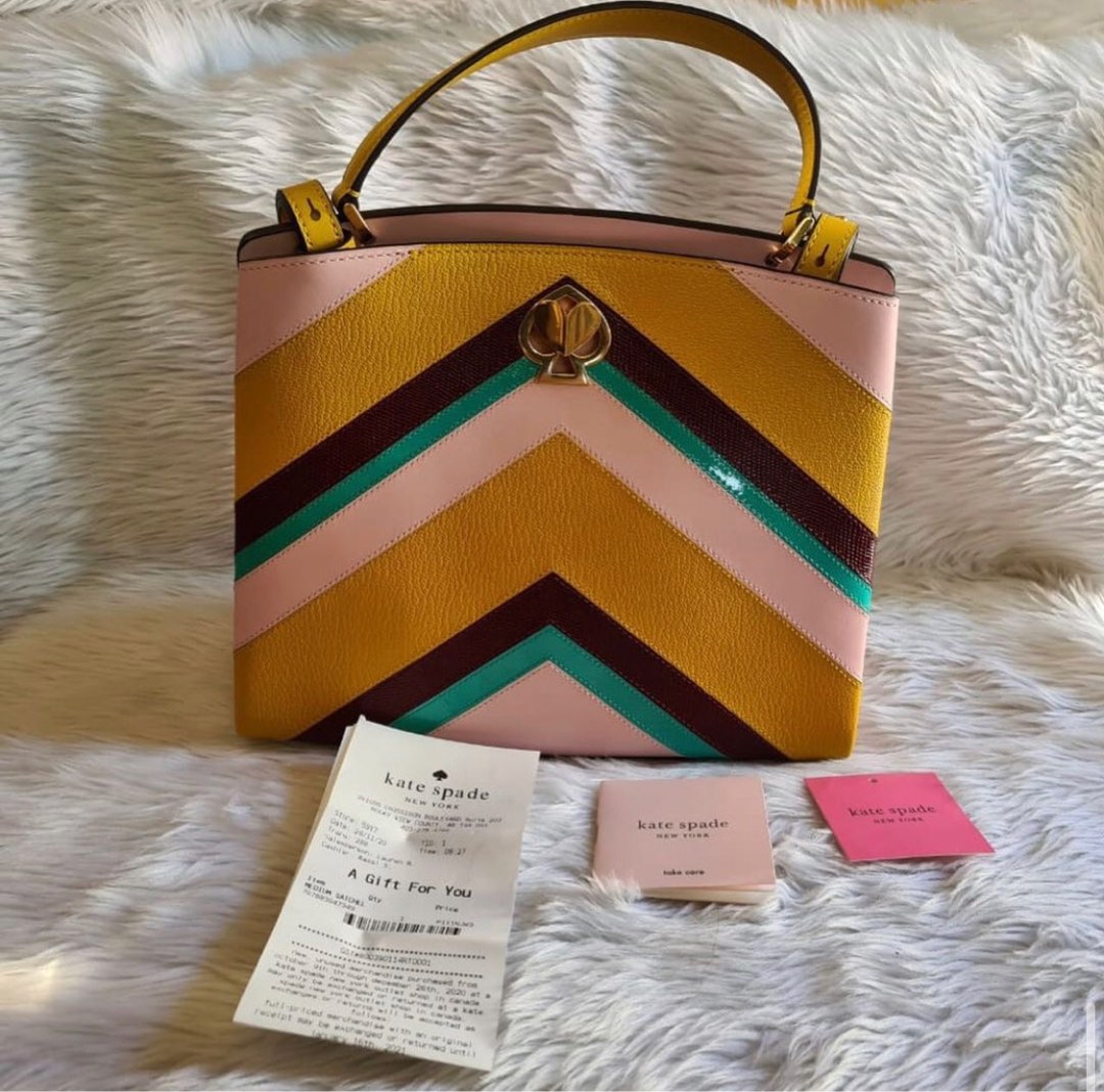 Romy intarsia medium satchel outlet
