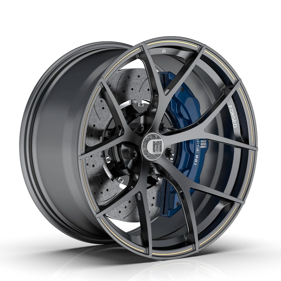 LFI REX-06 FE Racing Monobloc Forged Wheels Rims Ultra Lightweight 18in ...