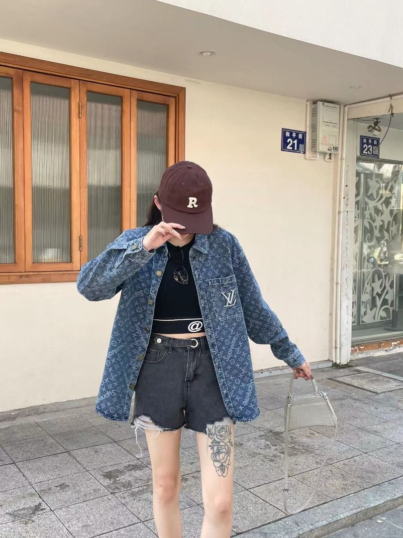 Louis vuitton 2024 supreme jeans jacket