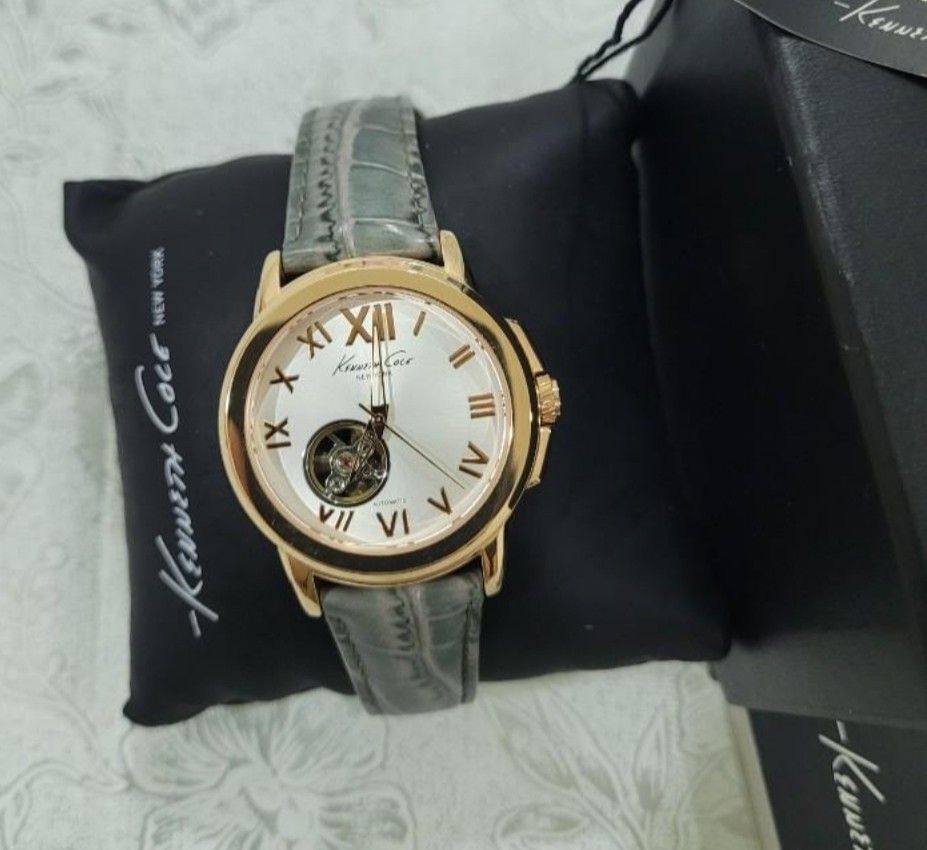 Kenneth cole watches leather strap clearance