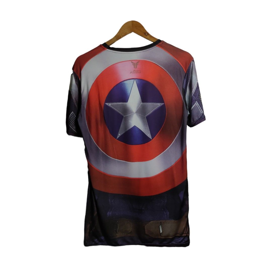 Marvel Captain America dri fit Jersey Men s Fashion Activewear on Carousell