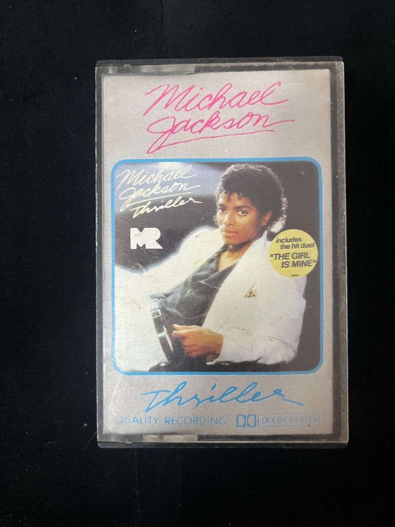 Cadre K7 / Framed audio tape / Michael Jackson - Thriller