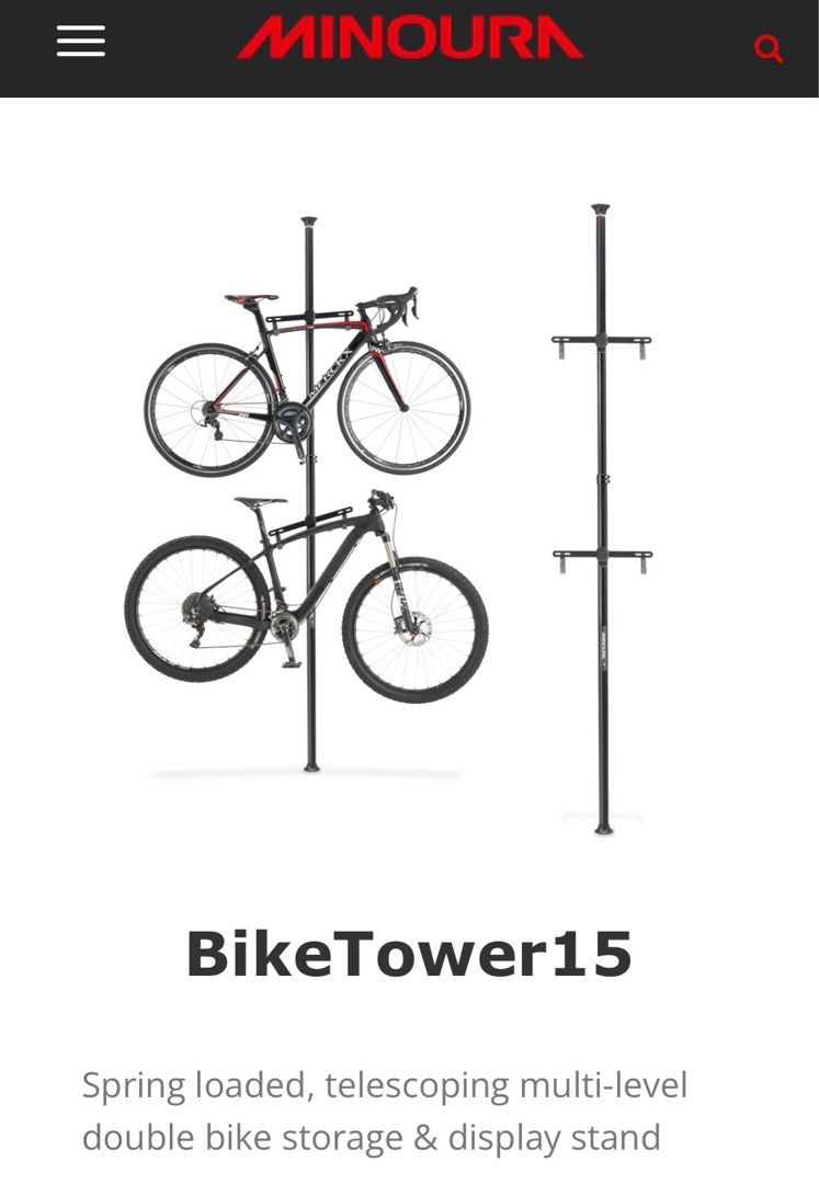 Minoura bike tower hot sale