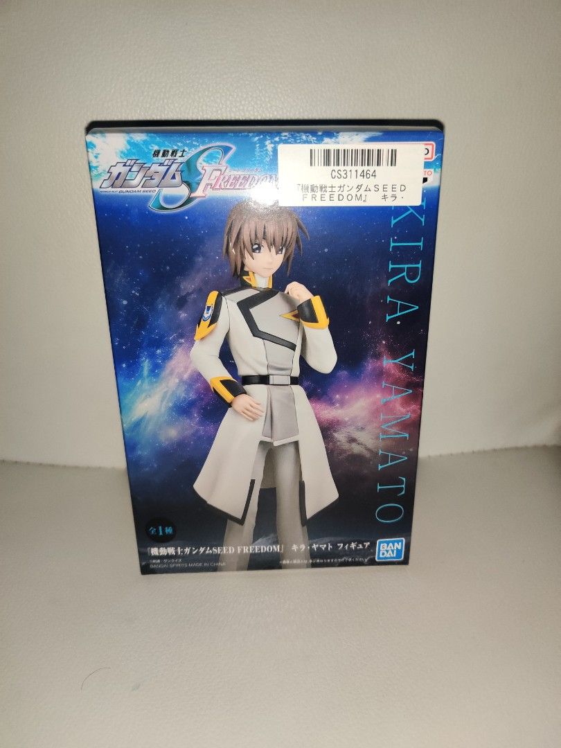 Mobile Suit Gundam SEED Freedom Kira Yamato Figure (Category: Gundam Model Kits) located in Singapore. Submitted by mewunited (Listing ID 1287211698, Image 1). Description: -Available in stock -Brand New,unopened and authentic figurine -Japan Version Figurine -Directly imported from Japan with Authentic Jpn sticker -Will discount if purchase multiple figurines in listing. -Buy 2 figurines together $2 off -Buy 3 figurines together $4 off Meet up a