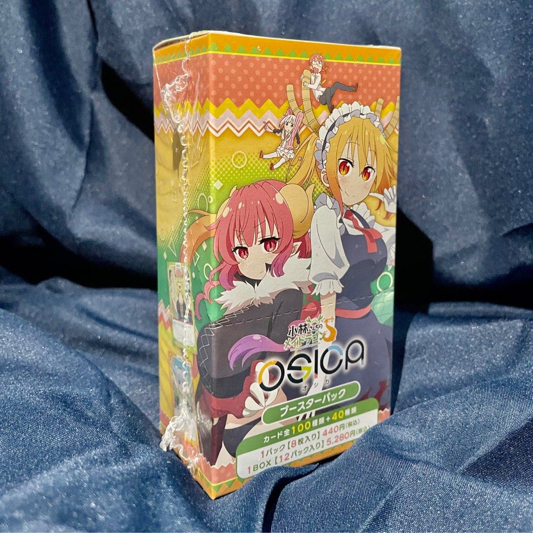 MOVIC OSICA TCG MISS KOBAYASHI'S DRAGON MAID BOOSTER BOX 12-PACK (JAPANESE)  [FACTORY SEALED] TOHRU KANNA KAMUI LUCOA ILULU RIKO SAIKAWA FAFNIR ANIME  MANGA, Hobbies & Toys, Toys & Games on Carousell