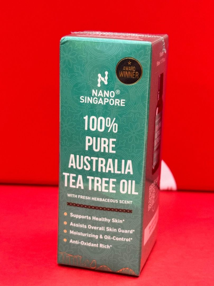 Nano Singapore 100 Pure Australia Tea Tree Oil x 5 Beauty