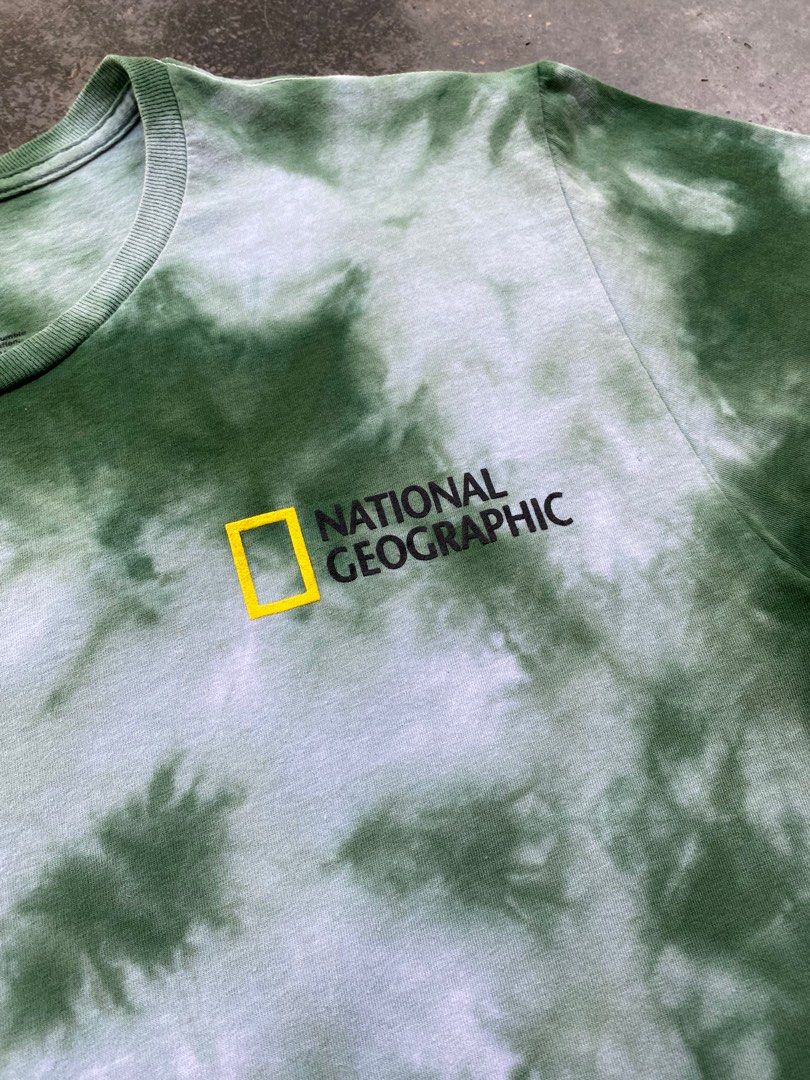 national geographic tie dye shirt