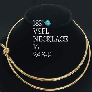 Necklace bangle type real gold