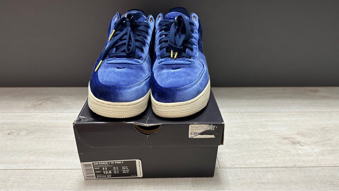Velvet air force hot sale 1 blue