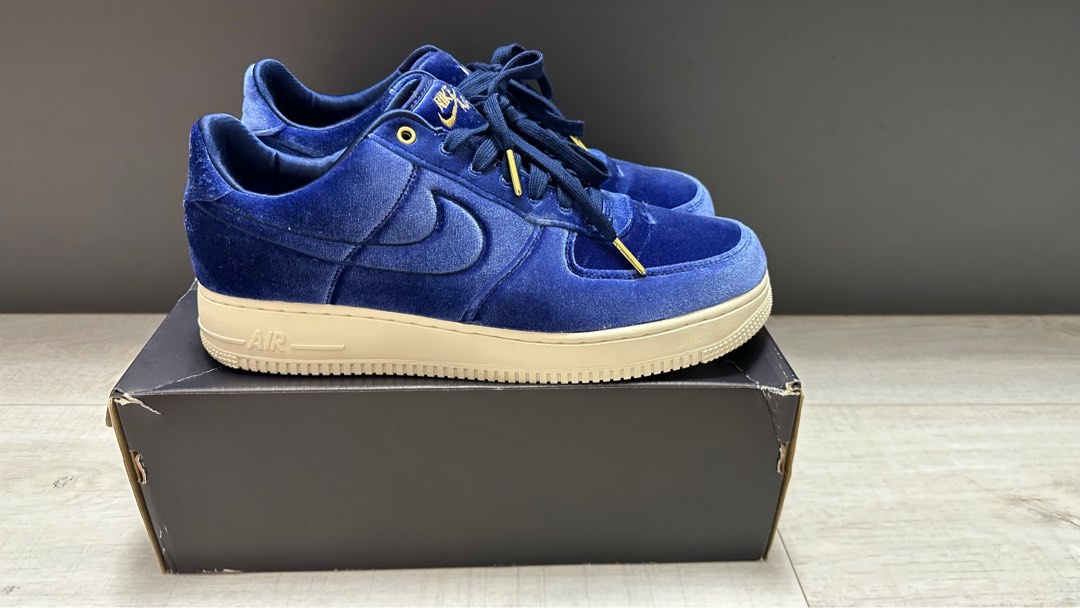 Nike air force 1 blue velvet discount