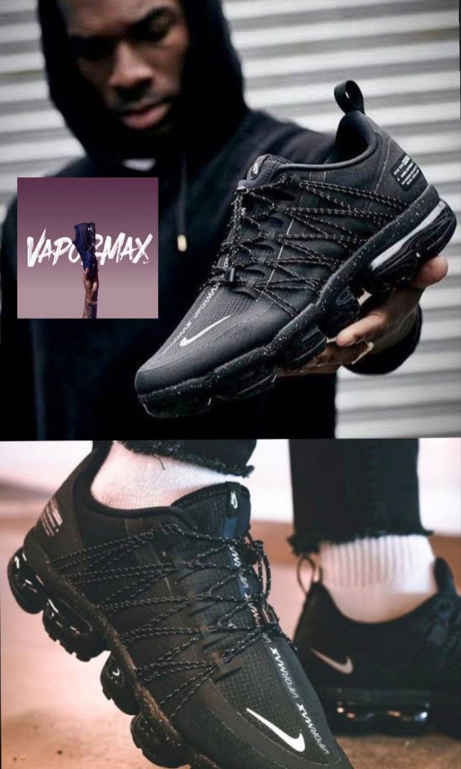Nike air vapormax run utility black reflective shop