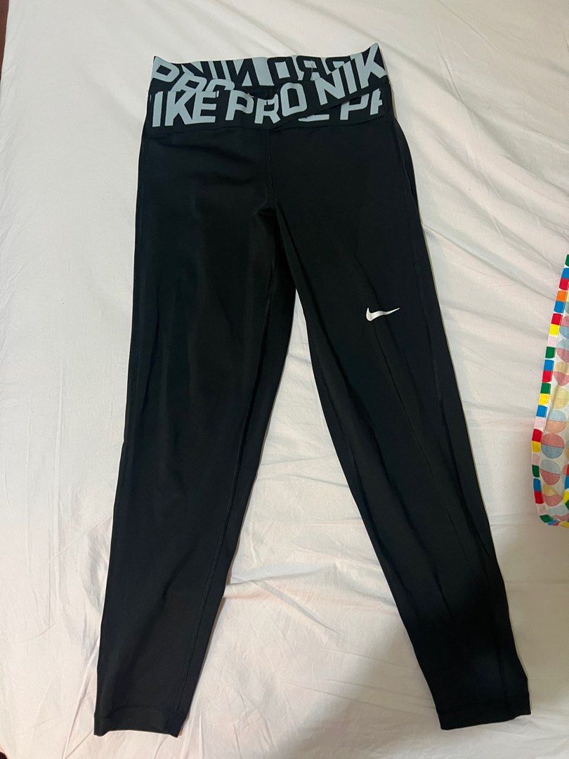 Nike Pro Crossover Leggings, Women's Fashion, Activewear on Carousell