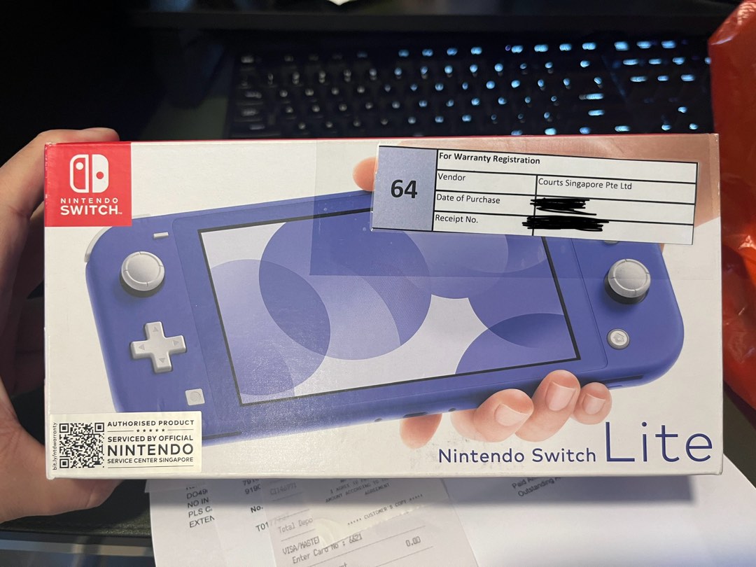Nintendo Switch Lite Blue Video Gaming Video Game Consoles