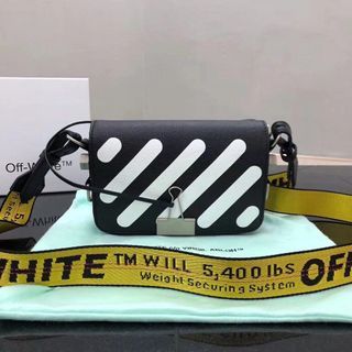 Off-White C/O Virgil Abloh Leather Diagonal Bag