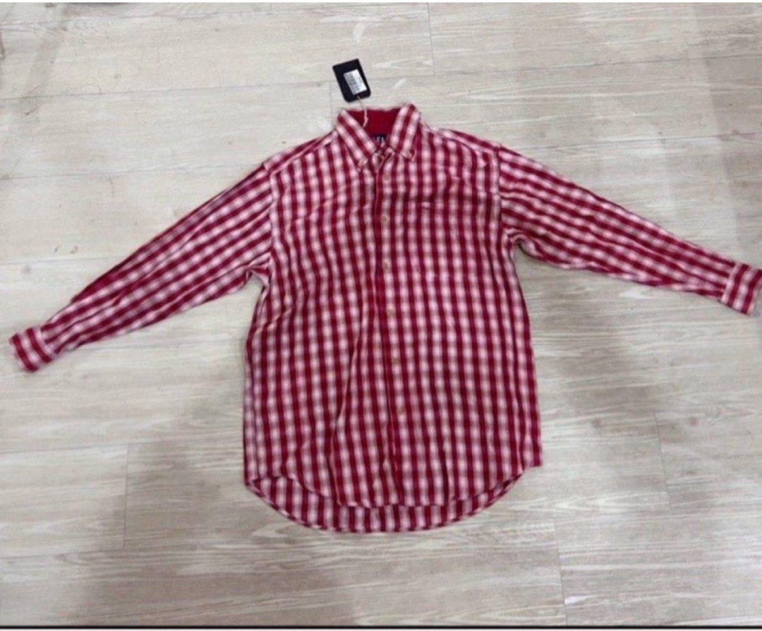 Only Today Sales ] $299 USA LEA Stylish Sleek Comfy over-sized Chic  Checkered long-sleeved Non-iron Shirt (Brand New), Women's Fashion, Tops,  Longsleeves on Carousell
